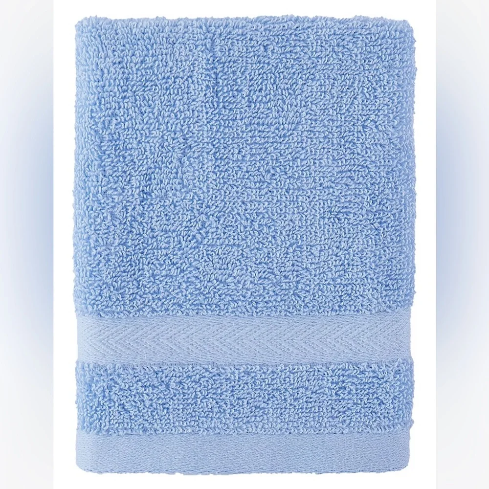 4 / Tommy Hilfiger Modern American Blue Mist Hand towel & washcloths